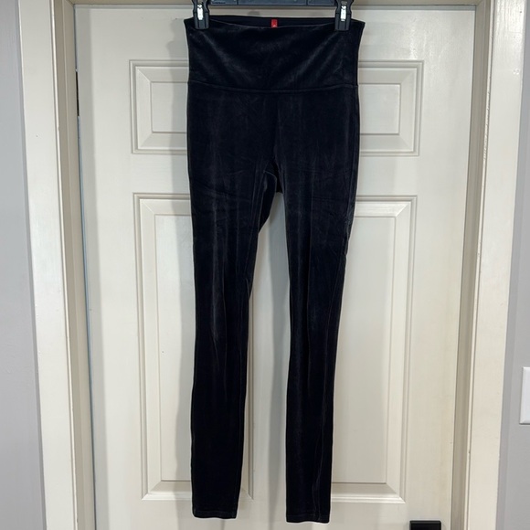 Spanx Classic Navy Velvet Leggings - Picture 8 of 14